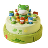 Kids Electric Music Board Games Educational Reactivity Montessori Toy Frog Bouncing Carousel Frog up Toy